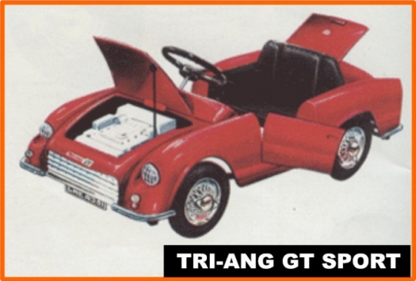 TRIANG GT SPORT PEDAL CAR PARTS